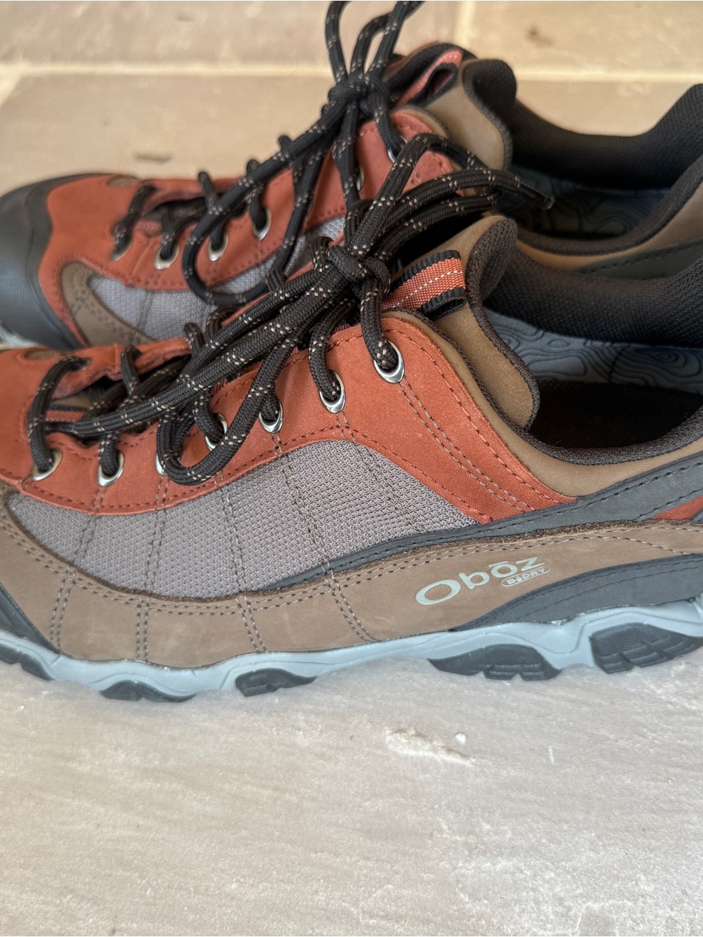 Firebrand II Men’s Waterproof Hiking Shoe – Rust/Brown - Picture 3 of 10